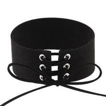 Load image into Gallery viewer, Black Velvet Choker Necklace
