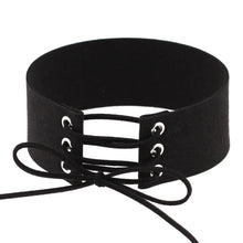 Load image into Gallery viewer, Black Velvet Choker Necklace