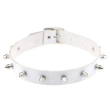 Load image into Gallery viewer, Gothic Leather Choker Necklace