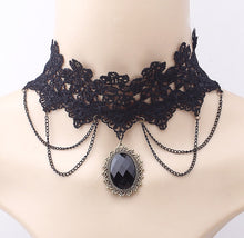 Load image into Gallery viewer, Vintage Black Necklace