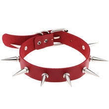 Load image into Gallery viewer, Leather Choker Necklace