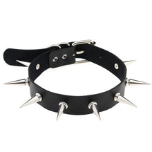 Load image into Gallery viewer, Leather Choker Necklace