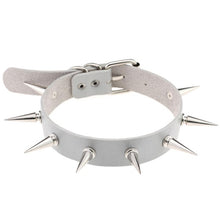 Load image into Gallery viewer, Leather Choker Necklace