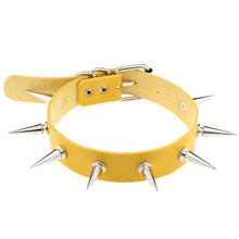 Load image into Gallery viewer, Leather Choker Necklace